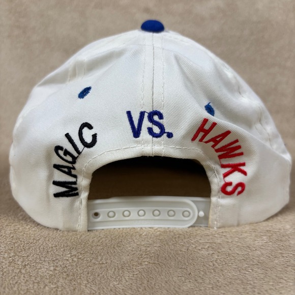 1993 NBA London Games VTG Magic VS Hawks Wembley Hat - Picture 3 of 7